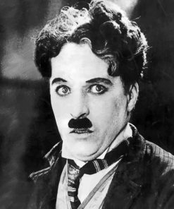 Charlie Chaplin Portrait paint By Numbers