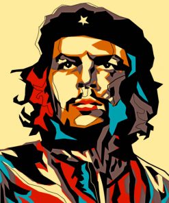 che guevara art paint by number