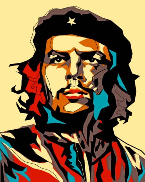 che guevara art paint by number