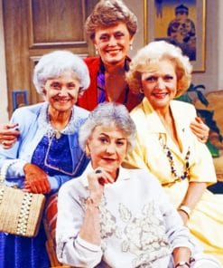 Cool Golden Girls paint by numbers
