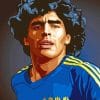 diego maradona paint by number