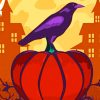 Halloween Crow paint by numbers