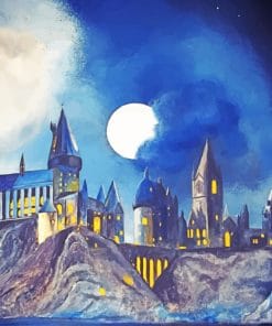 Harry Poter Castle paint by numbers