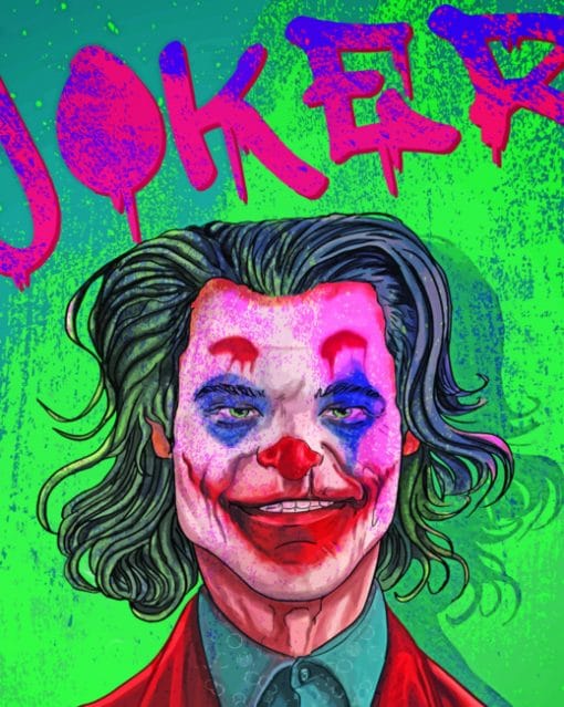 Joker - Illustrations Paint By Numbers - Modern Paint by numbers