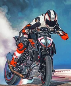 Ktm Duke Rider paint by numbers