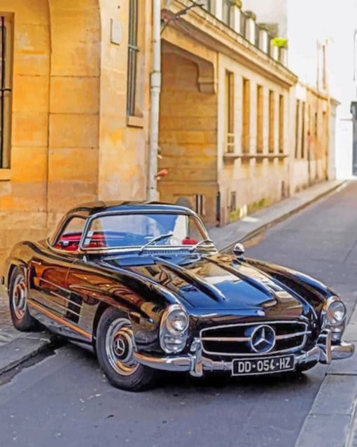 Mercedes SL 300 paint by numbers