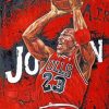 Michael Jordan Player paint by numbers
