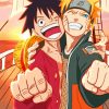 Naruto And Luffy Paint By Numbers