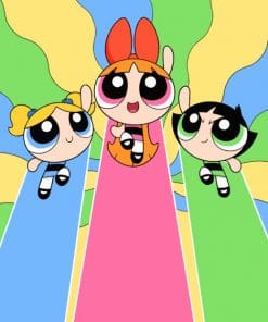 Powerpuff Girls paint by numbers