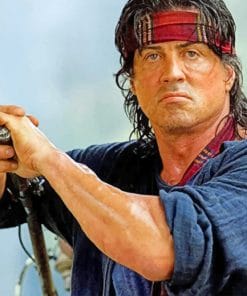 Rambo paint by numbers