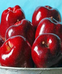 Red Apples paint by numbers