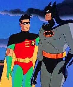 Robin And Batman paint by numbers