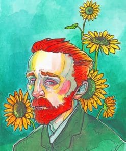 Sad Van Gogh paint by numbers