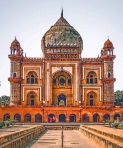 Safdarjung Tomb India paint by numbers