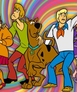 Scooby Do Characters paint by numbers