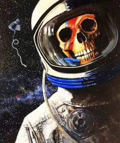 Skeleton In Space paint by numbers