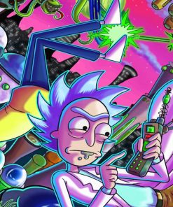 Slick Rick And Morty Paint By numbers