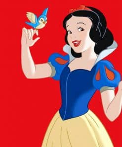 Snow White Princess paint by numbers