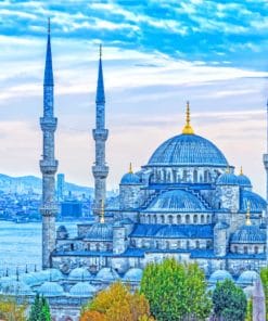 The Blue Mosque Turkey paint by numbers