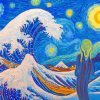 The Great Wave Of Kanagawa paint by numbers