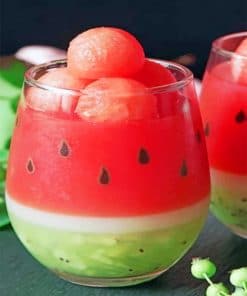 Watermelon Glass Paint by numbers