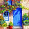 Blue Door Home paint by numbers