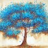 Blue Tree paint by numbers