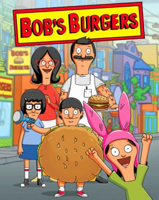 Bobs Burger paint by numbers