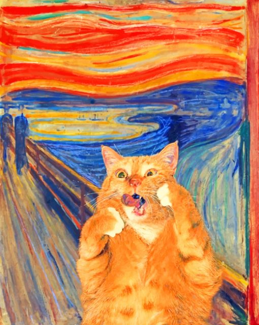 Cat Art paint By Numbers