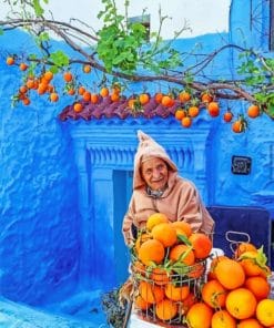 Chefchaouen paint By Numbers