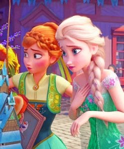 Frozen Characters paint By Numbers