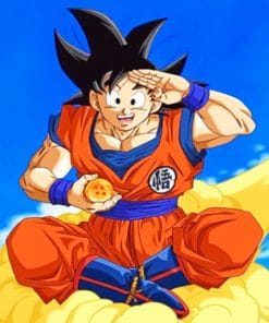 Goku Paint By Numbers