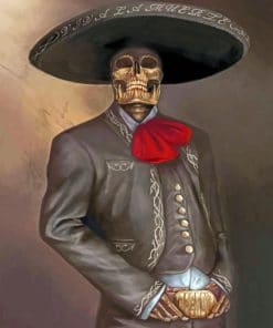 Mexican Skeleton paint by numbers