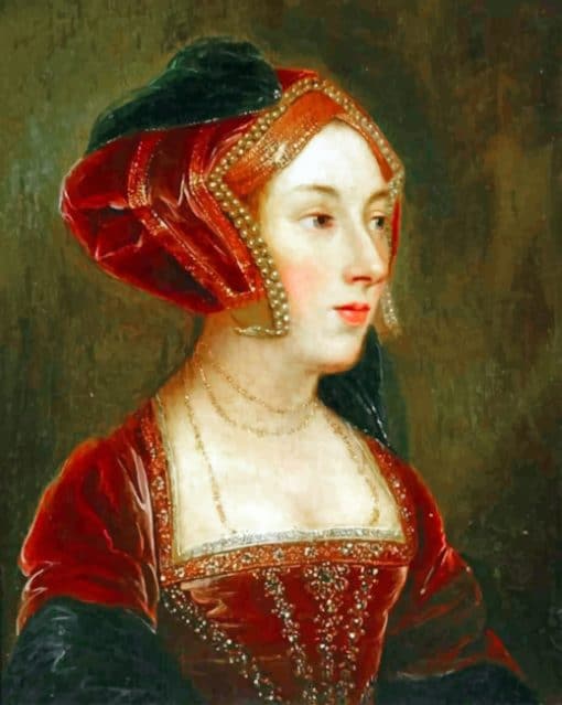 Queen Anne Boleyn paint by numbers