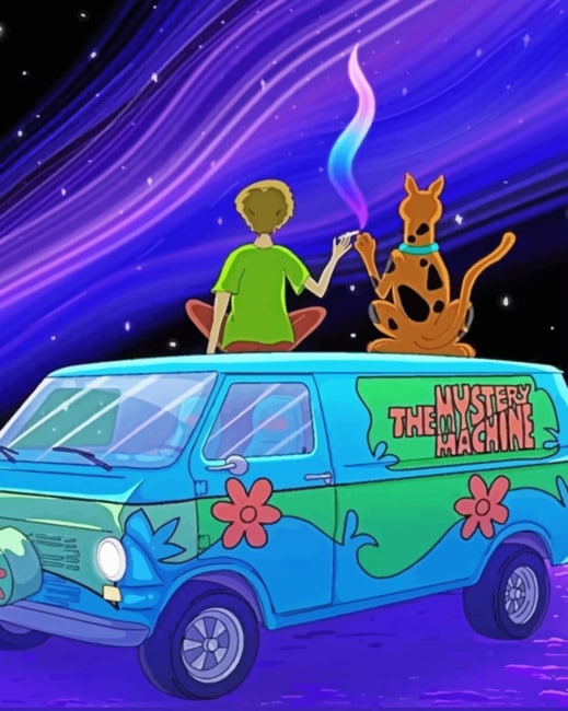Scooby Doo paint By Numbers
