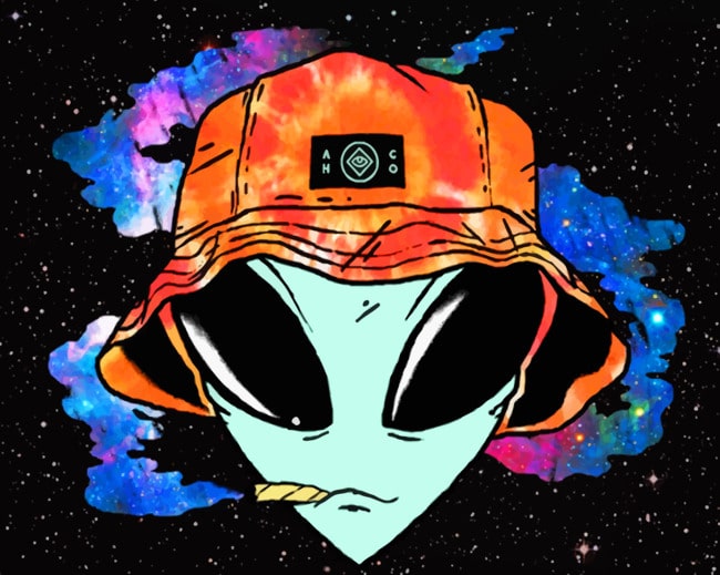 Stoner Alien Paint by Numbers