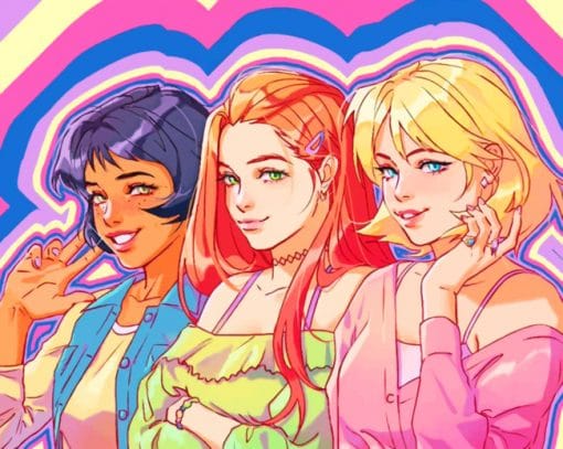 Totally Spies paint by Numbers