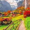 Switzerland Nature paint By Numbers