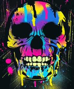 Aesthetic Skull paint By Numbers