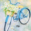 Bike With Flower Basket paint by numbers