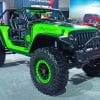 Green And Black Jeep paint By Numbers