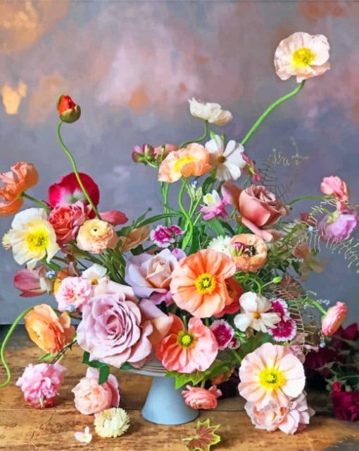 Bloemen Bouquet paint by numbers