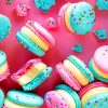 Cake Batter Macaroons paint By Numbers