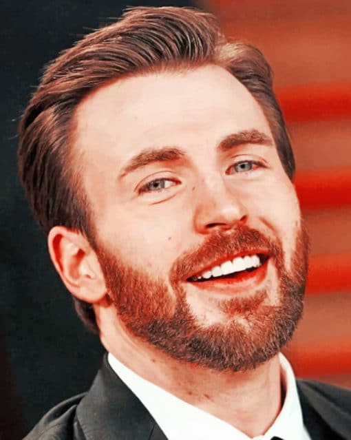 Chris Evans paint By Numbers