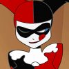 Classic Harley Quinn paint By Numbers