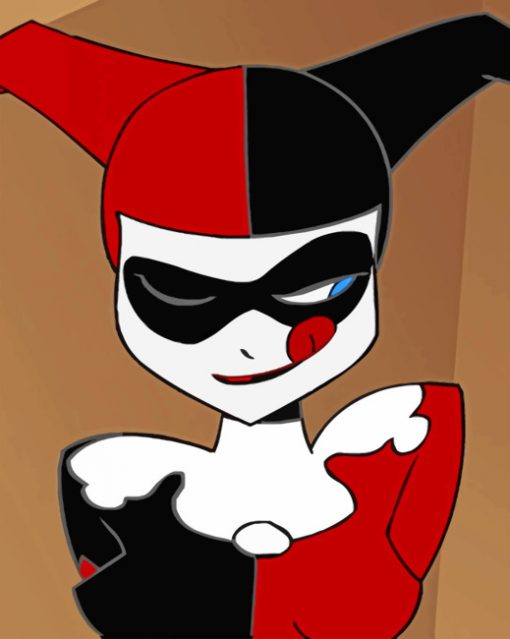 Classic Harley Quinn paint By Numbers