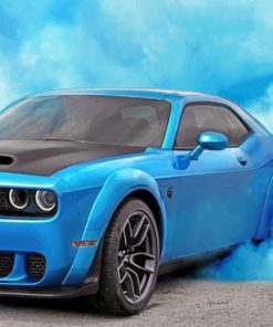 Dodge Challenger paint by Numbers