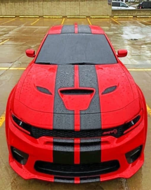 Dodge Charger paint By Numbers