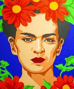 Floral Frida Kahlo paint By numbers