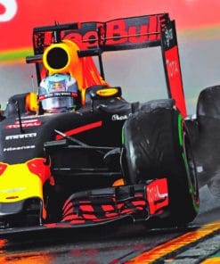 Formula One Car paint by Numbers